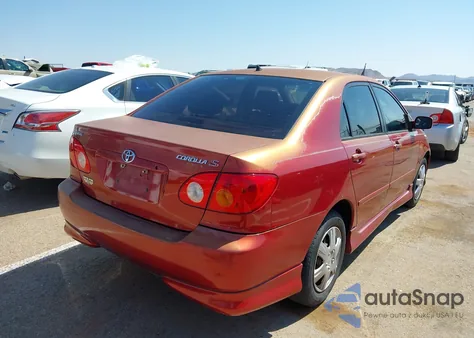 2004 Toyota Corolla S из США, поврежденный, VIN 1NXBR32E84Z194277